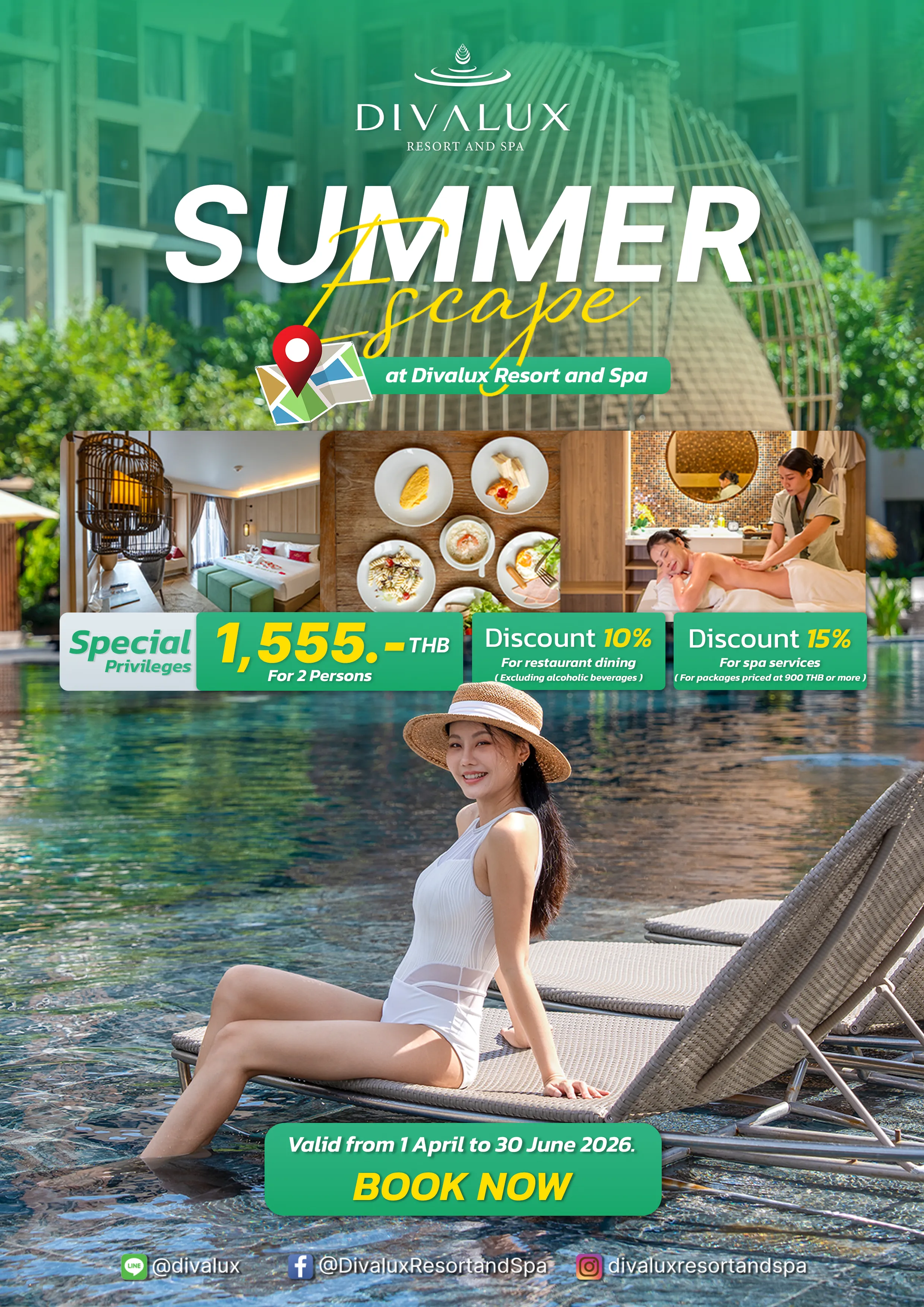 Summer Escape at Divalux Resort and Spa